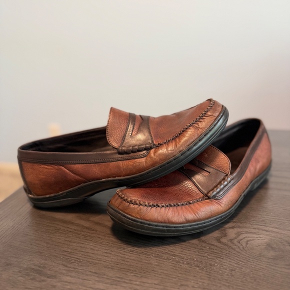 Cole Haan Country Mens Shoes Brown Dress Leather Moc Toe Loafers Sz 11 1/2‎ main image 8